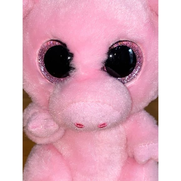 TY Beanie Boos - POSEY the Pig Glitter Eyes 6" Limited Exclusive - Picture 2 of 10